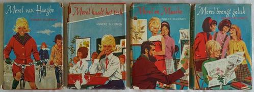 4 boeken Anneke Bloemen Merel  van 11 tot 15 jaar., Boeken, Kinderboeken | Jeugd | 13 jaar en ouder, Gelezen, Fictie, Ophalen of Verzenden