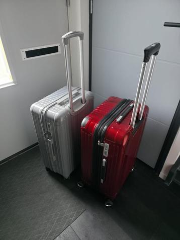 Reiskoffers stevig, lichtgewicht, Ruimbagage, 1x gebruikt beschikbaar voor biedingen