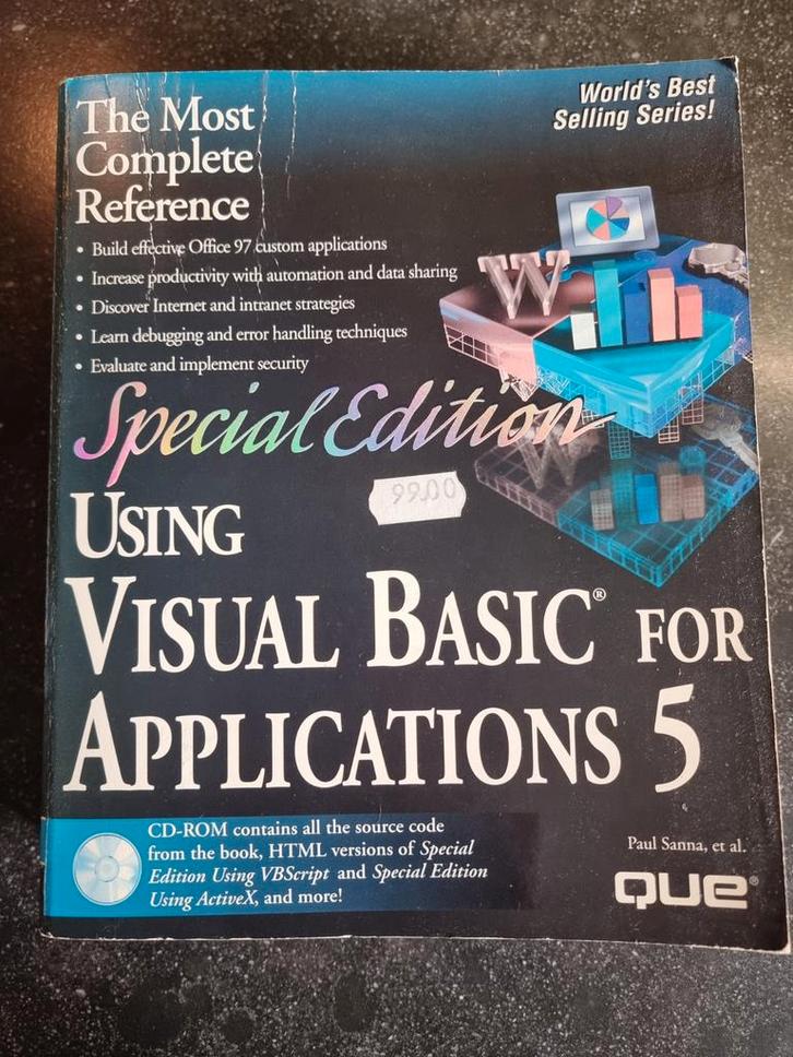 Visual Basic for Applications 5 - Special Edition, Boeken, Informatica en Computer, Gelezen, Programmeertaal of Theorie, Ophalen of Verzenden