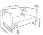 Leuk ikea bankje, Huis en Inrichting, Ophalen, Tweepersoons, Minder dan 150 cm