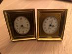 Twee vintage Swiza 8-daagse klokken, Ophalen of Verzenden, Gebruikt, Weerstation