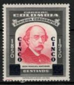 Bolivia 1950 met opdruk postfris, Verzenden, Postfris, Zuid-Amerika