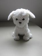 Pets2Cuddle TCC Global wit zacht pluche hond knuffel (3x), Ophalen of Verzenden, Nieuw, Hond