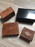 Oude houten kistjes., Minder dan 50 cm, Gebruikt, Ophalen of Verzenden, Minder dan 100 cm