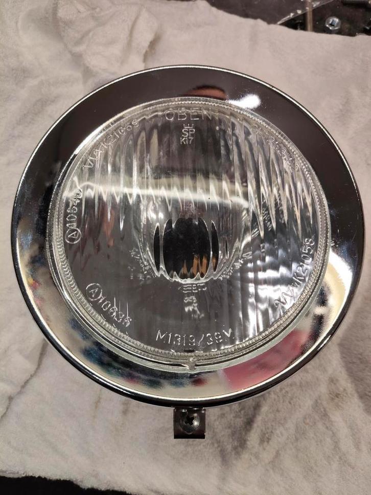 Kreidler Koplamp RM RMC RMCS RS TM - Chroomring Perfect!, Fietsen en Brommers, Brommeronderdelen | Kreidler, Gebruikt, Ophalen of Verzenden
