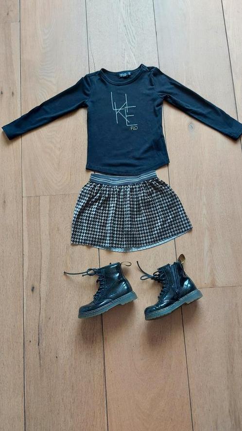Like flo ruit rok maat 104. Beige / zwart geruit,, Kinderen en Baby's, Kinderkleding | Maat 104, Zo goed als nieuw, Jongen of Meisje