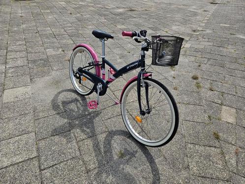 Kinderfiets B’Twin 24 inch met 6 versnellingen, Fietsen en Brommers, Fietsen | Meisjes, Zo goed als nieuw, 24 inch, Versnellingen