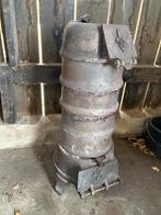 Gietijzeren potkachel, Ophalen, Gebruikt