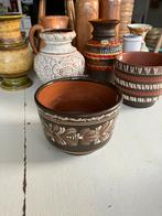 Gave bloempot vintage, Rond, Binnen, Ophalen of Verzenden, Zo goed als nieuw