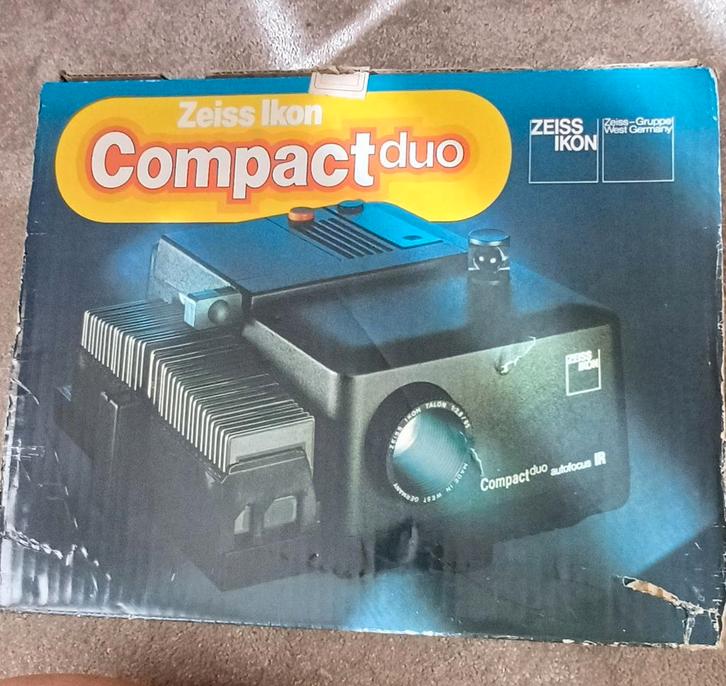 Zeiss Ikon Compact Duo Diaprojector, Audio, Tv en Foto, Diaprojectors, Gebruikt, Ophalen of Verzenden