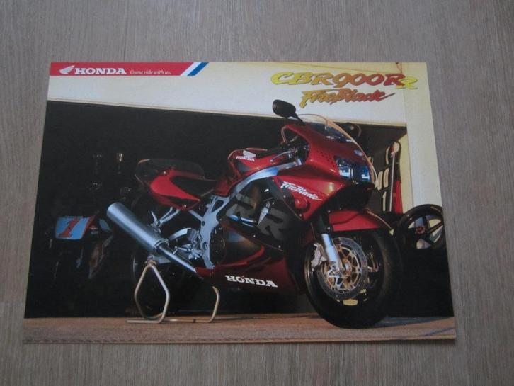 Honda CBR 900 RR Fireblade brochure folder 1997 1998, Motoren, Handleidingen en Instructieboekjes, Honda, Ophalen of Verzenden