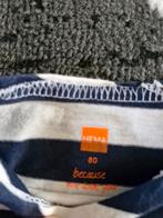 Blauw wit gestreept shirt met borstzakje Maat 80, Onbekend, Ophalen of Verzenden, Zo goed als nieuw, Onbekend