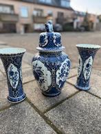 Delftsblauw kaststel 3 delig, Antiek en Kunst, Ophalen