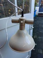 oude hanglamp 3 fittingen. doorsnede 24.5 cm. vintage., Ophalen of Verzenden, Gebruikt, Metaal, Minder dan 50 cm