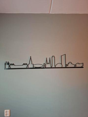 Skyline Eindhoven - Wanddecoratie 125cm beschikbaar voor biedingen