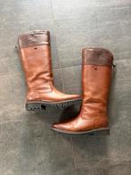 Bruine laarzen, maat 40, Hoge laarzen, Bruin, Ophalen of Verzenden, Zo goed als nieuw