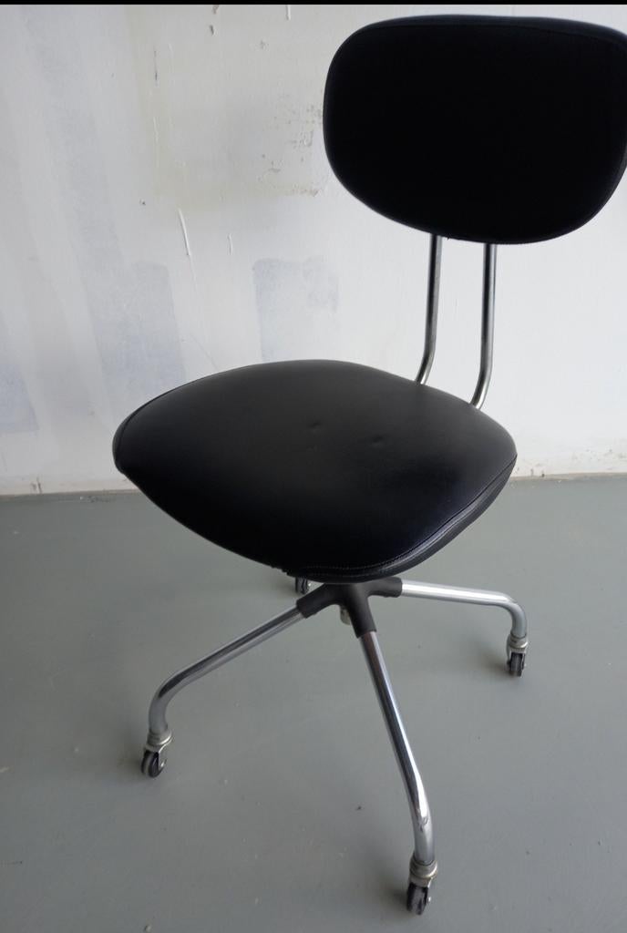 bureaustoel Egon Eiermann, Ophalen of Verzenden, Zwart, Eén