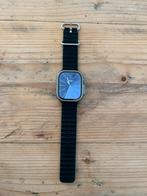 Apple Watch ultra titanium & ceramic case 49mm, Overige merken, Leer, Polshorloge, Ophalen of Verzenden