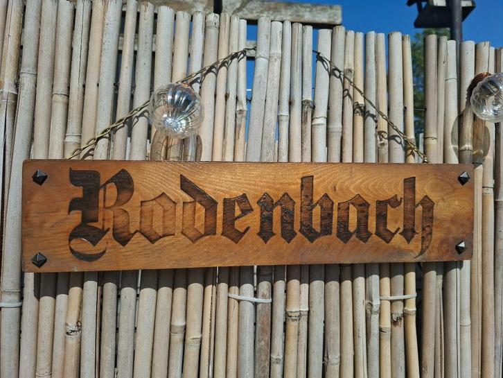 Houten reclamebord Rodenbach, Verzamelen, Biermerken, Nieuw, Reclamebord, Plaat of Schild, Overige merken, Ophalen of Verzenden