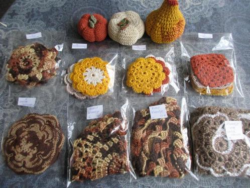 diverse nieuwe gehaakte artikelen:, Antiek en Kunst, Curiosa en Brocante, Ophalen of Verzenden