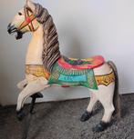 Prachtig antiek houten carrousel paard, decoratief, Ophalen
