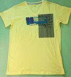 Nieuw geel shirt, v-hals en leuke opdruk. Maat 48/50, Ophalen of Verzenden, Nieuw, Maat 48/50 (M), Geel