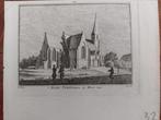 240 / dorp Portugal bij Rhoon Gravure H. Spilman  18e eeuw, Ophalen of Verzenden