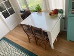 Uitschuifbare Eettafel, Huis en Inrichting, Ophalen, Gebruikt, 100 tot 150 cm, Tot twee personen