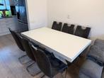 Uischijfbar  eettafel met  6 stoelen, Huis en Inrichting, Tafels | Eettafels, Ophalen, Gebruikt, 200 cm of meer, 50 tot 100 cm