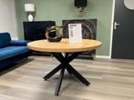 ronde tafel mangohout decor div afmetingen VOORRAAD, Rond, Nieuw, Ophalen of Verzenden, Metaal
