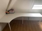 Ikea hoekbureau wit, Huis en Inrichting, Bureaus, Ophalen, Gebruikt, Bureau