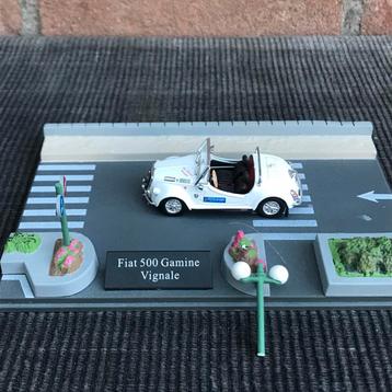 1:43 FIAT 500 GAMINE VIGNALE DIORAMA beschikbaar voor biedingen