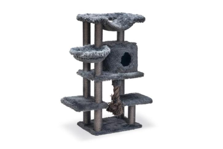 ACTIE Beeztees Duco Krabpaal Grijs 60x45x126 cm €165,95, Dieren en Toebehoren, Krabmeubelen, Nieuw, Krabpaal, Ophalen of Verzenden