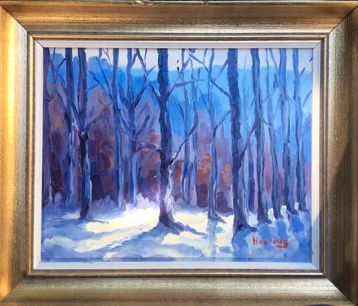 Lynne Hacking. Zonder titel., Antiek en Kunst, Kunst | Schilderijen | Abstract, Ophalen of Verzenden