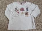 Monnalisa shirt Lange mouwen met strass 86, Ophalen of Verzenden, Gebruikt, Meisje, Shirtje of Longsleeve