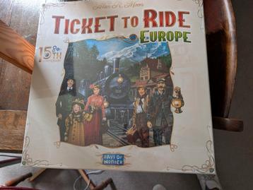 ticket to ride Europe deluxe 15th anniversary nieuw in seal beschikbaar voor biedingen