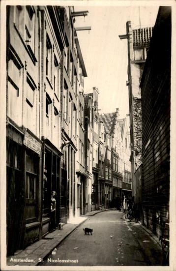 Amsterdam - St Nicolaasstraat - Fotokaart  beschikbaar voor biedingen