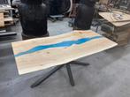 Epoxy rivier tafel boomstam 175x80x6, Huis en Inrichting, Ophalen, 200 cm of meer, 50 tot 100 cm, Zo goed als nieuw