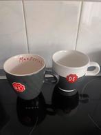 Douwe Egberts 2 mokken DE koffie mok Maastricht, Ophalen of Verzenden