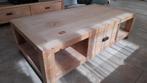 Houten Salon- en TV Meubel Set, Ophalen, Gebruikt, 100 tot 150 cm, Eikenhout