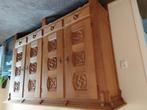 Vintage grote eiken kast, Ophalen, Gebruikt, Eikenhout, 150 tot 200 cm
