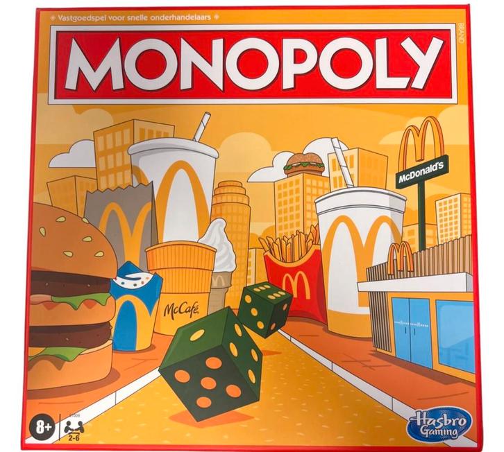 Monypoly McDonalds nieuw, Hobby en Vrije tijd, Gezelschapsspellen | Bordspellen, Nieuw, Ophalen of Verzenden