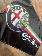 ALFA ROMEO BANNER 60X90 BLACK BEAUTY BEVESTIGGINGS OGEN, Auto diversen, Wieldoppen, Ophalen of Verzenden, Nieuw