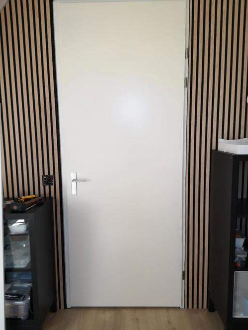 Binnendeuren alpinewit opdekdeur 231x88 incl. deurbeslag, Doe-het-zelf en Verbouw, Deuren en Horren, Nieuw, Binnendeur, 215 cm of meer