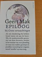 Epiloog bij Grote verwachtingen - Geert Mak, Ophalen of Verzenden, Nieuw, Geert Mak, Nederland