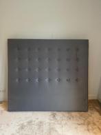 Auping hoofdbord 180 breed en 160 hoog. Lichtgrijs satijn., Ophalen of Verzenden, Zo goed als nieuw, Magneetbord