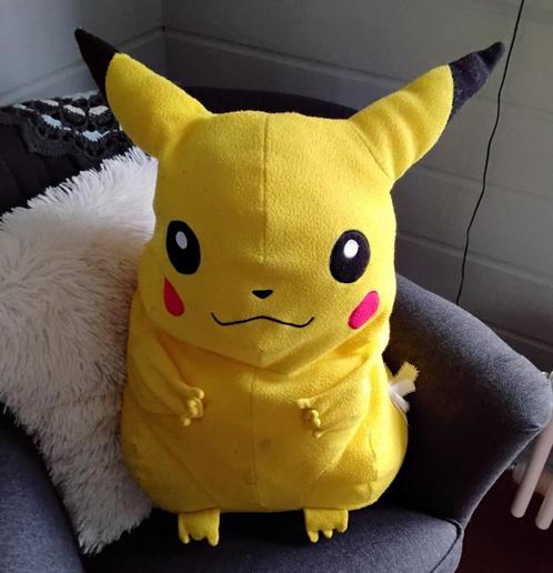 Grote knuffel - Pokémon - Pikachu - jaren 90 - 60 à 65 cm gr, Kinderen en Baby's, Speelgoed | Knuffels en Pluche, Gebruikt, Overige typen