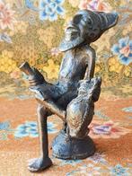 Mooi antiek Ashanti brons beeld uit Afrika van een man., Ophalen of Verzenden