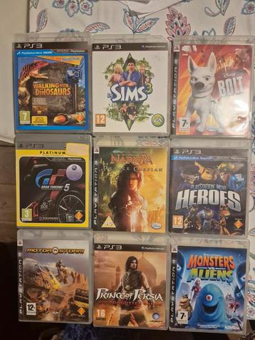 9 ps3 games beschikbaar voor biedingen