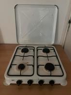 campinggasstel 4 pits, Witgoed en Apparatuur, Kookplaten, Ophalen of Verzenden, Zo goed als nieuw, Vrijstaand, Gas